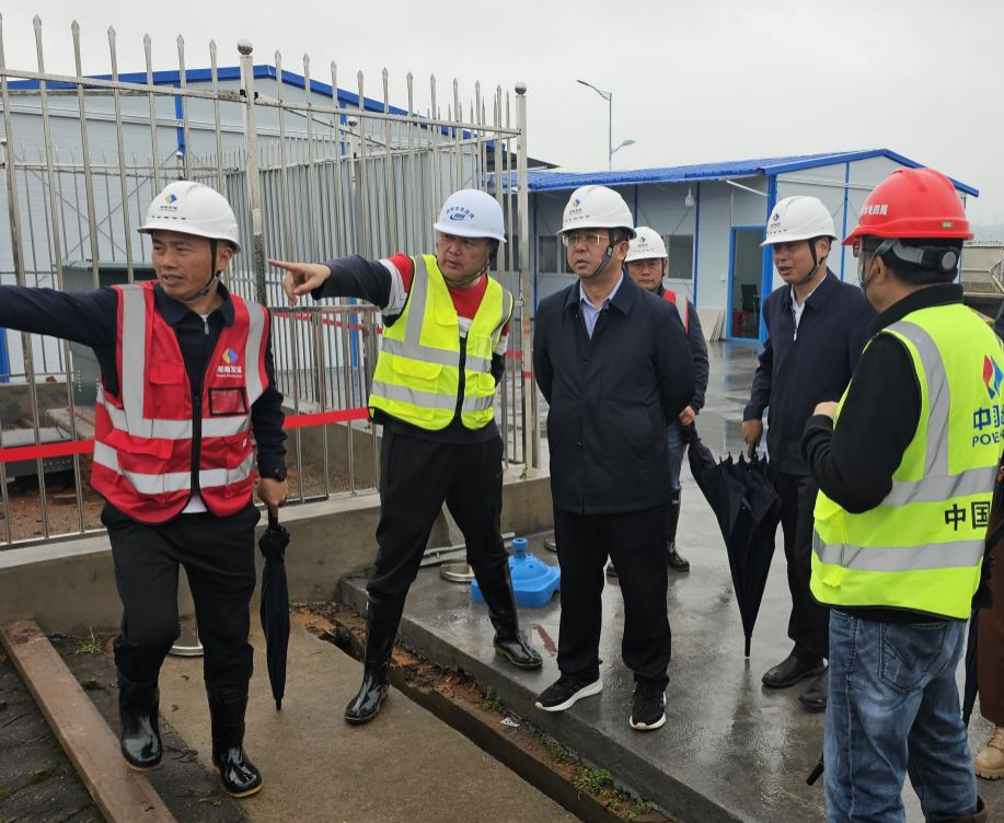 压紧安全生产责任 提升安全管理水平——江南网页版_江南(中国)官方领导带队督导检查扩机项目建设与安全生产工作